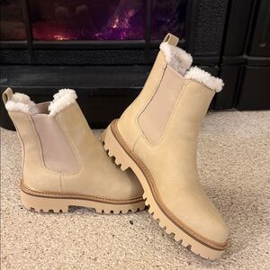 J. Crew Cream Winter Boots